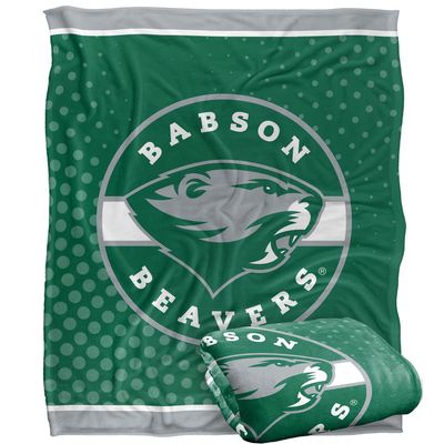 Babson College Beavers Blanket, 50"x60" Logo Dots, Silky Touch Super Soft Throw