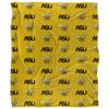 Alabama State University Hornets Blanket, 50"x60" Logo Pattern, Silky Touch Super Soft Throw view 2