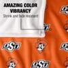 Oklahoma State University Cowboys Blanket, 50"x60" Logo Pattern, Silky Touch Super Soft Throw view 4