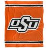 Oklahoma State University Cowboys Blanket, 50"x60" Primary Logo Stripes, Silky Touch Super Soft Throw view 2
