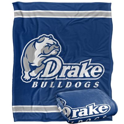 Drake University Bulldogs Blanket, 50"x60" Primary Logo Stripes, Silky Touch Super Soft Throw