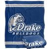 Drake University Bulldogs Blanket, 50"x60" Primary Logo Stripes, Silky Touch Super Soft Throw view 1