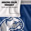 Drake University Bulldogs Blanket, 50"x60" Primary Logo Stripes, Silky Touch Super Soft Throw view 4