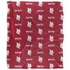 Bates College Bobcats Blanket, 50"x60" Logo Pattern, Silky Touch Super Soft Throw view 2