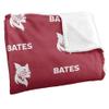 Bates College Bobcats Blanket, 50"x60" Logo Pattern, Silky Touch Super Soft Throw view 3