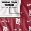 Bates College Bobcats Blanket, 50"x60" Logo Pattern, Silky Touch Super Soft Throw view 4