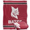 Bates College Bobcats Blanket, 50"x60" Primary Logo Stripes, Silky Touch Super Soft Throw view 1