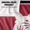 Bates College Bobcats Blanket, 50"x60" Primary Logo Stripes, Silky Touch Super Soft Throw view 4
