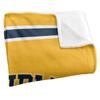 Quinnipiac University Bobcats Blanket, 50"x60" Primary Logo Stripes, Silky Touch Super Soft Throw view 3