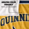 Quinnipiac University Bobcats Blanket, 50"x60" Primary Logo Stripes, Silky Touch Super Soft Throw view 4