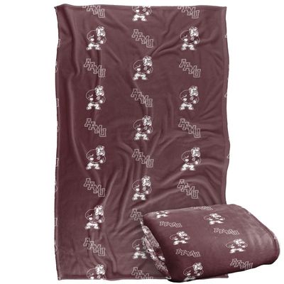 Alabama A&M University Bulldogs Blanket, 36"x58" Logo Pattern, Silky Touch Super Soft Throw