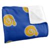 Albany State University Golden Rams Blanket, 50"x60" Logo Pattern, Silky Touch Super Soft Throw view 3