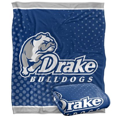Drake University Bulldogs Blanket, 50"x60" Logo Dots, Silky Touch Super Soft Throw