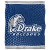 Drake University Bulldogs Blanket, 50"x60" Logo Dots, Silky Touch Super Soft Throw view 2