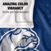 Drake University Bulldogs Blanket, 50"x60" Logo Dots, Silky Touch Super Soft Throw view 4