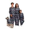 FOCO Houston Texans NFL Ugly Pattern Family Holiday Pajamas - Dog Sweater - S view 3