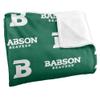 Babson College Beavers Blanket, 50"x60" Logo Pattern, Silky Touch Super Soft Throw view 3