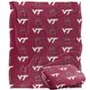 Virginia Tech Hokies Blanket, 50"x60" Logo Pattern, Silky Touch Super Soft Throw view 1