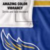 California State University, Bakersfield Roadrunners Blanket, 36"x58" Primary Logo Stripes, Silky Touch Super Soft Throw view 4