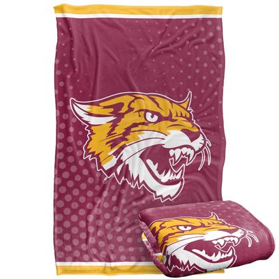 Bethune-Cookman University Wildcats Blanket, 36"x58" Logo Dots, Silky Touch Super Soft Throw