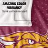 Bethune-Cookman University Wildcats Blanket, 36"x58" Logo Dots, Silky Touch Super Soft Throw view 4