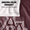 Alabama A&M University Bulldogs Blanket, 50"x60" Logo Dots, Silky Touch Super Soft Throw view 4