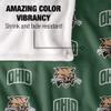 Ohio University Bobcats Blanket, 50"x60" Logo Pattern, Silky Touch Super Soft Throw view 4