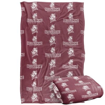 Bellarmine University Knights Blanket, 36"x58" Logo Pattern, Silky Touch Super Soft Throw