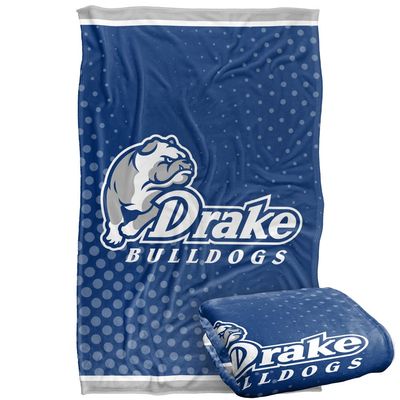 Drake University Bulldogs Blanket, 36"x58" Logo Dots, Silky Touch Super Soft Throw