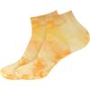 BambooMN Men's Rayon from Bamboo Athletic Tie Dye Ankle Socks - Yellow Orange - Extra Large - 2 pairs view 1