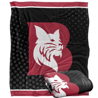 Bates College Bobcats Blanket, 50"x60" Logo Dots, Silky Touch Super Soft Throw