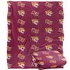 Bethune-Cookman University Wildcats Blanket, 50"x60" Logo Pattern, Silky Touch Super Soft Throw view 1
