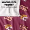 Bethune-Cookman University Wildcats Blanket, 50"x60" Logo Pattern, Silky Touch Super Soft Throw view 4