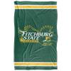 Fitchburg State University Falcons Blanket, 36"x58" Primary Logo Stripes, Silky Touch Super Soft Throw view 2