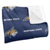 Montana State University Bobcats Blanket, 50"x60" Logo Pattern, Silky Touch Super Soft Throw view 3