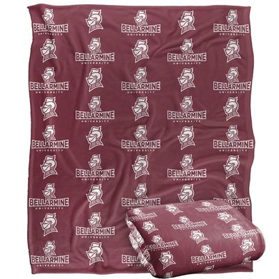 Bellarmine University Knights Blanket, 50"x60" Logo Pattern, Silky Touch Super Soft Throw