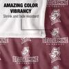 Bellarmine University Knights Blanket, 50"x60" Logo Pattern, Silky Touch Super Soft Throw view 4