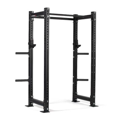 Titan Fitness X-3 Series Short Bolt-Down Power Rack with Weight Plate Holders 24-in. Depth