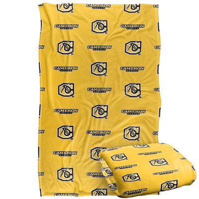 Cameron University Aggies Blanket, 36"x58" Logo Pattern, Silky Touch Super Soft Throw