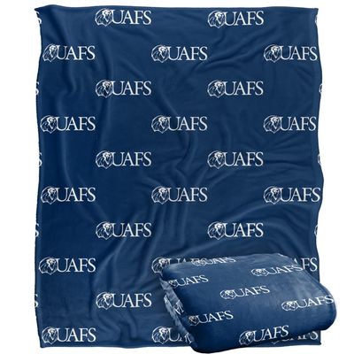 University of Arkansas - Fort Smith Lions Blanket, 50"x60" Logo Pattern, Silky Touch Super Soft Throw