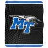 Middle Tennessee State University Blanket, 50"x60" Logo Dots Silky Touch Sherpa Back Super Soft Throw Blanket view 2