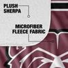 Missouri State University Blanket, 50"x60" Primary Logo Stripes Silky Touch Sherpa Back Super Soft Throw Blanket view 4