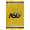 Alabama State University Hornets Blanket, 36"x58" Primary Logo Stripes, Silky Touch Super Soft Throw view 2