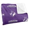 Tarleton State University Bruins Blanket, 50"x60" Logo Pattern, Silky Touch Super Soft Throw view 3