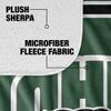Ohio University Blanket, 50"x60" Primary Logo Stripes Silky Touch Sherpa Back Super Soft Throw Blanket view 4