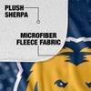 University of Northern Colorado Blanket, 50"x60" Logo Dots Silky Touch Sherpa Back Super Soft Throw Blanket view 4