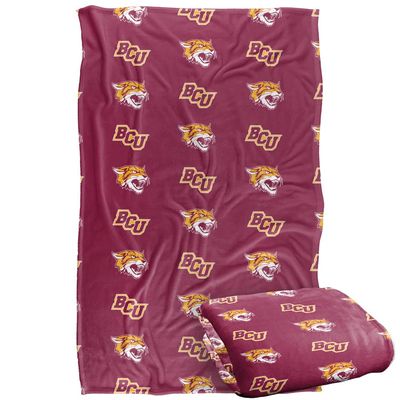 Bethune-Cookman University Wildcats Blanket, 36"x58" Logo Pattern, Silky Touch Super Soft Throw