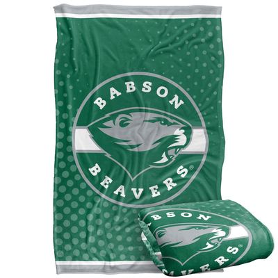 Babson College Beavers Blanket, 36"x58" Logo Dots, Silky Touch Super Soft Throw