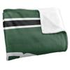 Ohio University Bobcats Blanket, 50"x60" Primary Logo Stripes, Silky Touch Super Soft Throw view 3
