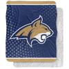 Montana State University Blanket, 50"x60" Logo Dots Silky Touch Sherpa Back Super Soft Throw Blanket view 1